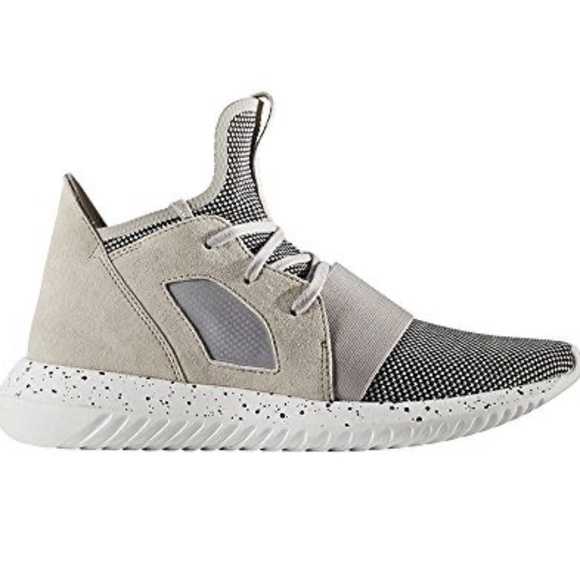 ADIDAS ORIGINALS Women's Tubular Defiant Sneakers in Grey￨Size US 8.5 - Picture 3 of 13